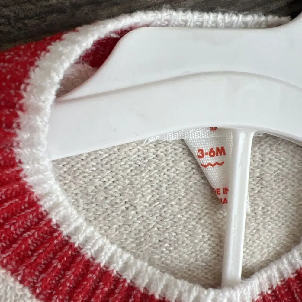 Baby Reindeer Sweater Set - Cat & Jack™Cream  Size 3-6 Months Baby Girl Baby Boy